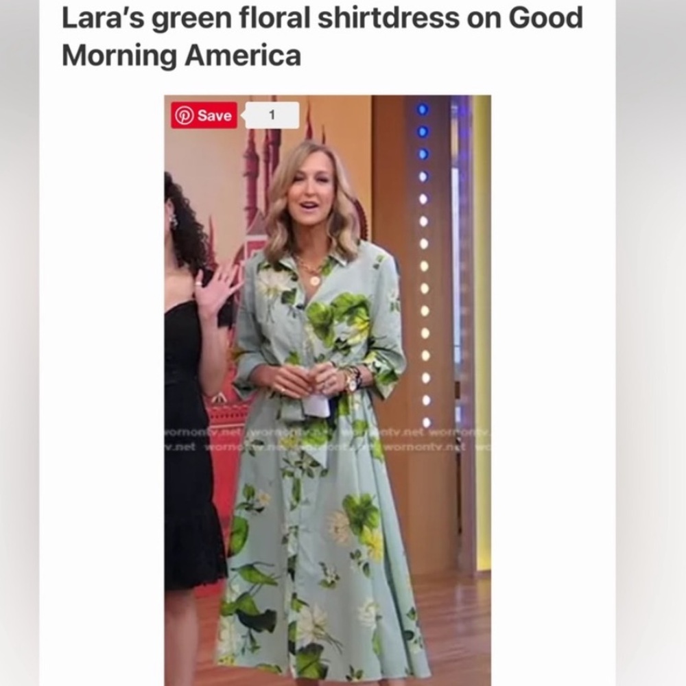ZARA FLORAL TIE MIDI SHIRTDRESS - Picture 3 of 6